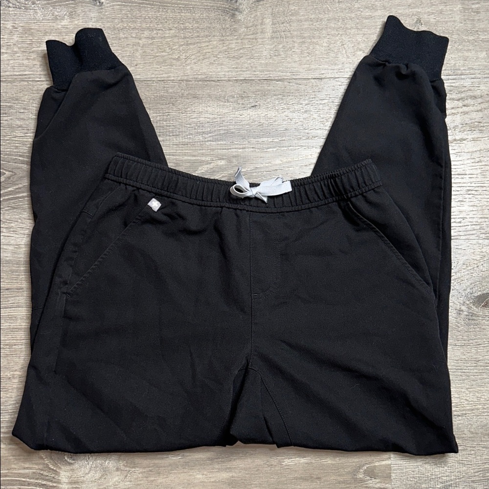 Figs Black Technical Jogger Pants